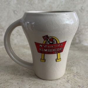 McDonalds Hamburgers vintage Mug 14 Ounce Mug Golden Arches